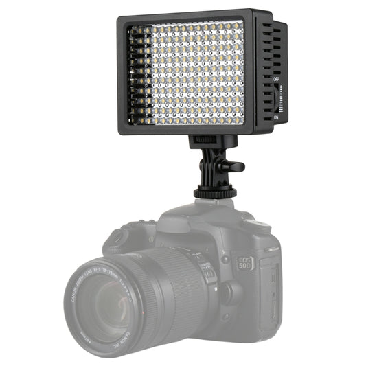 HD-160 White Light LED Video Light on-Camera Photography Lighting Fill Light for Canon, Nikon, DSLR Camera with 3 Filter Plates - free shipping - PMC Jewellery - Order now!