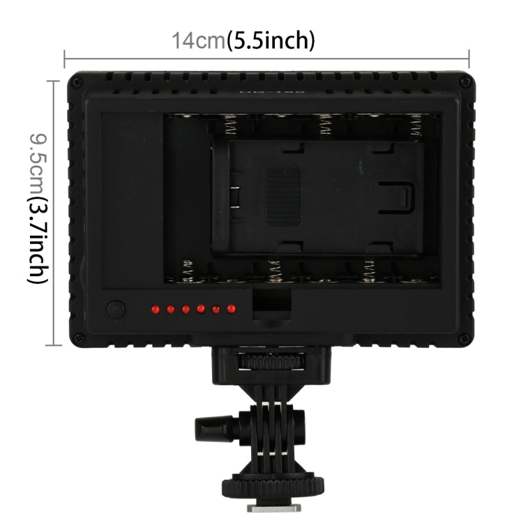 HD-160 White Light LED Video Light on-Camera Photography Lighting Fill Light for Canon, Nikon, DSLR Camera with 3 Filter Plates - free shipping - PMC Jewellery - Order now!