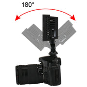 HD-160 White Light LED Video Light on-Camera Photography Lighting Fill Light for Canon, Nikon, DSLR Camera with 3 Filter Plates