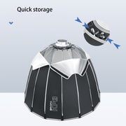 TRIOPO KP2-120 120cm Speedlite Flash Deep Parabolic Softbox Bowens Mount Diffuser(Black)