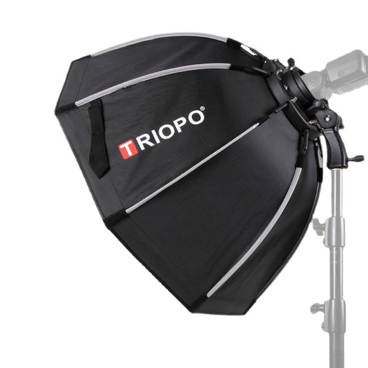 TRIOPO KS2-65 65cm Fast Loading Speedlite Flash Octagon Parabolic Softbox Diffuser (Black) - free shipping - PMC Jewellery - Order now!