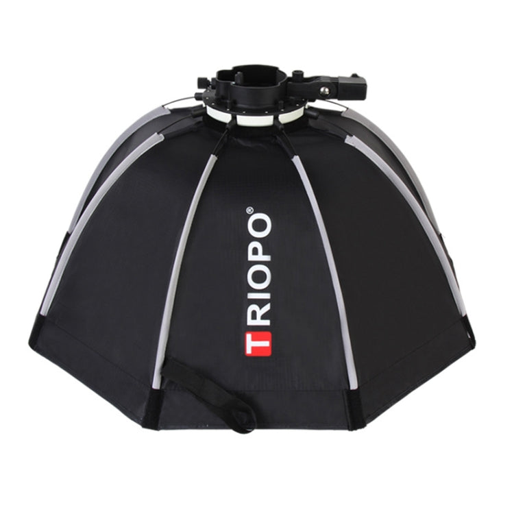 TRIOPO KX90 90cm Dome Speedlite Flash Octagon Parabolic Softbox Diffuser (Black) - free shipping - PMC Jewellery - Order now!