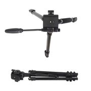 TRIOPO K2808 Aluminum Tripod Mount with HY-350 Heavy Duty Damping Head (Black)