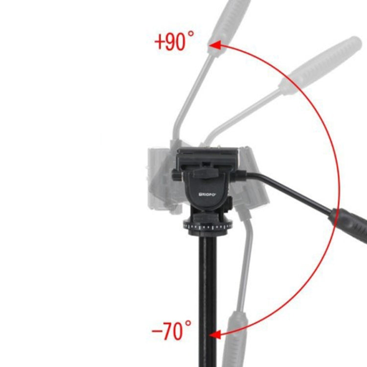 TRIOPO K2808 Aluminum Tripod Mount with HY-350 Heavy Duty Damping Head (Black) - free shipping - PMC TechLife - Order now!
