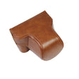 PU Leather Camera Full Body Case Bag with Strap for FUJIFILM X-A7 / X-A20 (15-55mm Lens) (Brown) - Leather Bag by PMC TechLife | Online Shopping South Africa | PMC TechLife | Buy Now Pay Later Mobicred