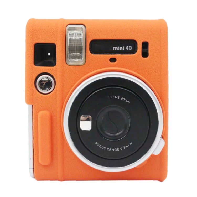 Soft Silicone Protective Case for Fujifilm Instax mini 40 (Orange) - free shipping - PMC TechLife - Order now!