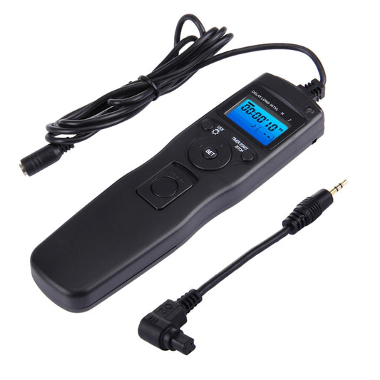 RST-7002 LCD Screen Time Lapse Intervalometer Shutter Release Digital Timer Remote Controller with C8 Cable for CANON 1D/1DS/50D/40D/30D/20D/10D/5D/7D Camera(Black) - free shipping - PMC Jewellery - Order now!