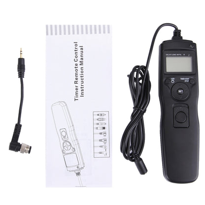 RST-7004 LCD Screen Time Lapse Intervalometer Shutter Release Digital Timer Remote Controller with N8 Cable for NIKON D3X/D3/D700/D300/D2X/D2H/D200/D1H/D1X/D800 Camera(Black) - free shipping - PMC Jewellery - Order now!