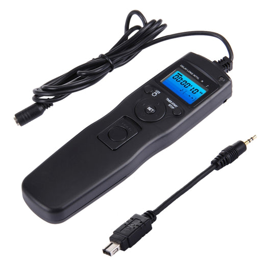 RST-7006 LCD Screen Time Lapse Intervalometer Shutter Release Digital Timer Remote Controller with N10 Cable for NIKON D90/D5000/D7000/D3100 Camera(Black) - free shipping - PMC Jewellery - Order now!