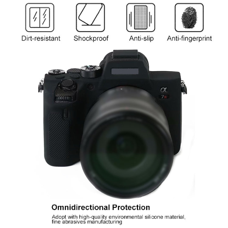 For Sony A7R4 Soft Silicone Protective Case(Red) - Protective Case by PMC TechLife | Online Shopping South Africa | PMC TechLife | Buy Now Pay Later Mobicred