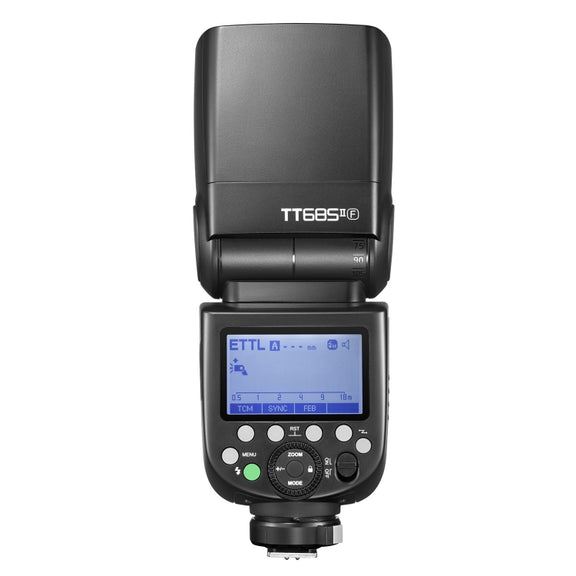 Godox TT685II-F 2.4GHz Wireless TTL HSS 1/8000s Flash Speedlite for FUJIFILM (Black)