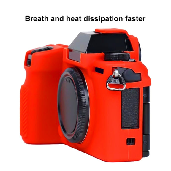 Soft Silicone Protective Case for FUJIFILM X-S10(Orange)