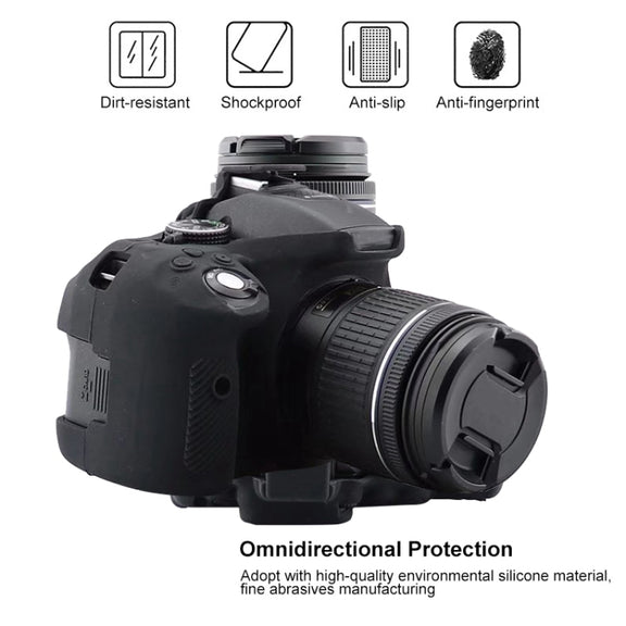 Soft Silicone Protective Case for Nikon D5300(Red)