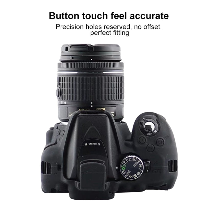 Soft Silicone Protective Case for Nikon D5300(Red) - Protective Case by PMC TechLife | Online Shopping South Africa | PMC TechLife | Buy Now Pay Later Mobicred