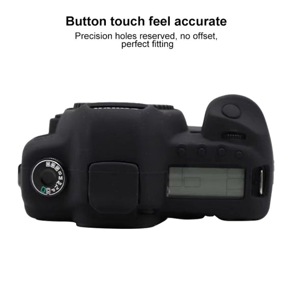 For Canon EOS 5D Mark II Soft Silicone Protective Case(Yellow)