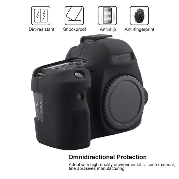 For Canon EOS 6D Mark II Soft Silicone Protective Case (Yellow)