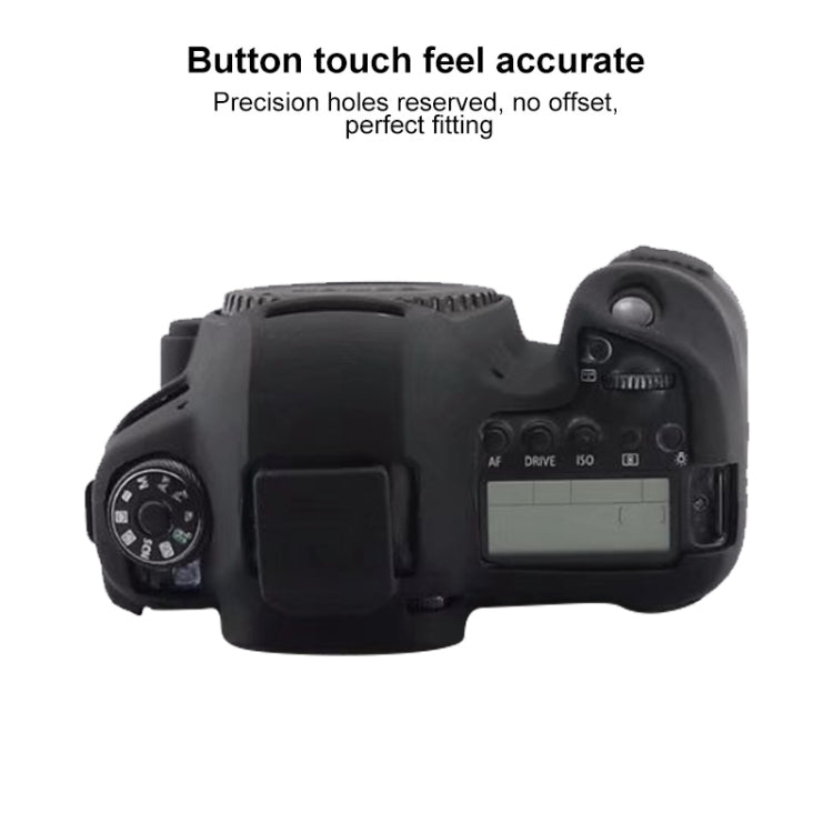 For Canon EOS 6D Mark II Soft Silicone Protective Case (Yellow)