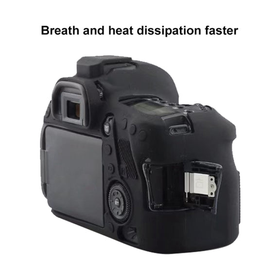 For Canon EOS 6D Mark II Soft Silicone Protective Case (Yellow)