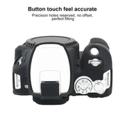 For Canon EOS 200D / EOS 200D Mark II Soft Silicone Protective Case(White)