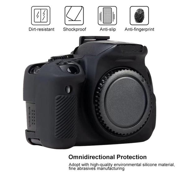 For Canon EOS 600D Soft Silicone Protective Case(Red)