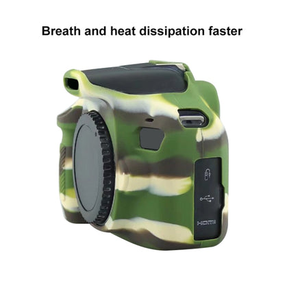 Soft Silicone Protective Case for Canon EOS 2000D (Camouflage) - Protective Case by PMC Jewellery | Online Shopping South Africa | PMC Jewellery | Buy Now Pay Later Mobicred