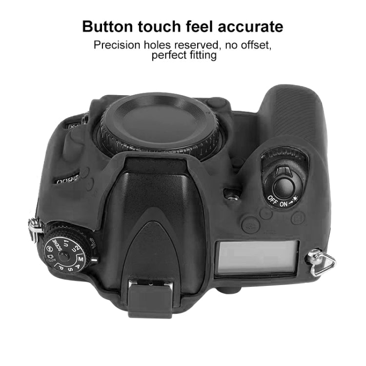 For Nikon D600 / D610 Soft Silicone Protective Case(Red) - Protective Case by PMC TechLife | Online Shopping South Africa | PMC TechLife | Buy Now Pay Later Mobicred