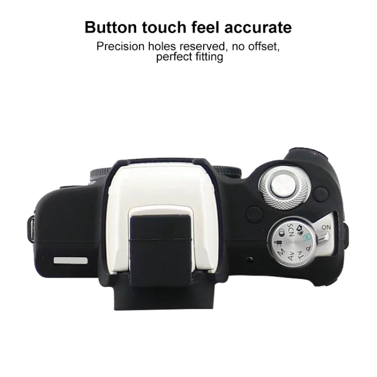 For Canon EOS M50 Mark II / M50 II Soft Silicone Protective Case(Coffee) - Protective Case by PMC TechLife | Online Shopping South Africa | PMC TechLife | Buy Now Pay Later Mobicred