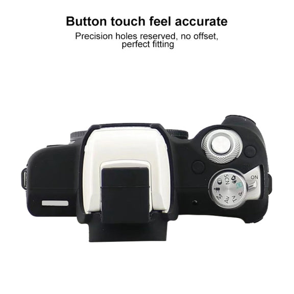 For Canon EOS M50 Mark II / M50 II Soft Silicone Protective Case(Coffee)