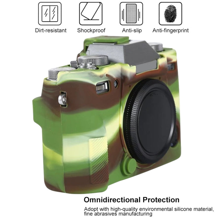 For FUJIFILM X-T30 Soft Silicone Protective Case(Camouflage) - Protective Case by PMC TechLife | Online Shopping South Africa | PMC TechLife | Buy Now Pay Later Mobicred