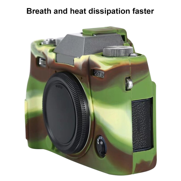 For FUJIFILM X-T30 Soft Silicone Protective Case(Camouflage) - Protective Case by PMC TechLife | Online Shopping South Africa | PMC TechLife | Buy Now Pay Later Mobicred