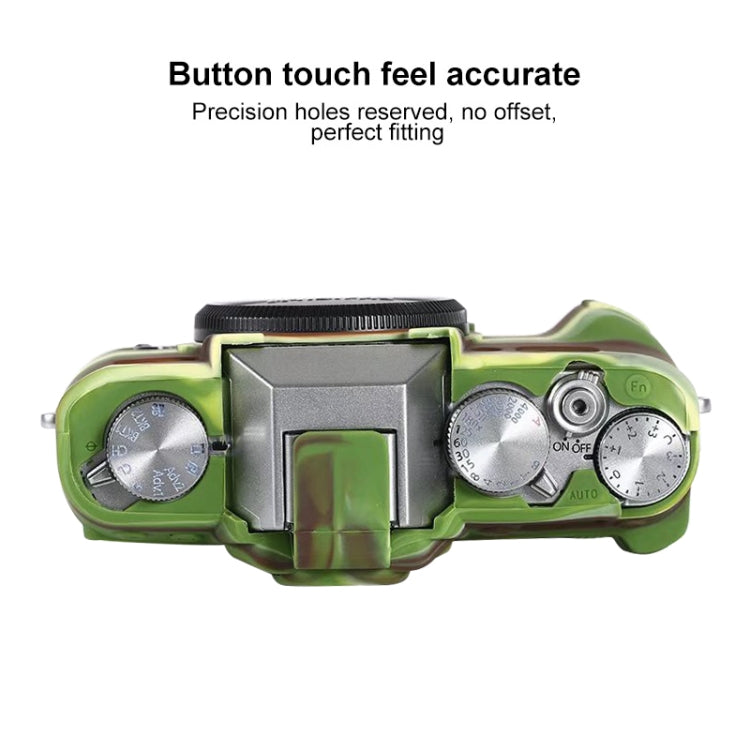 For FUJIFILM X-T30 Soft Silicone Protective Case(Camouflage) - Protective Case by PMC TechLife | Online Shopping South Africa | PMC TechLife | Buy Now Pay Later Mobicred