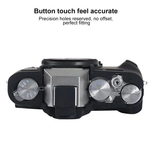 For FUJIFILM X-T30 Soft Silicone Protective Case(Coffee)