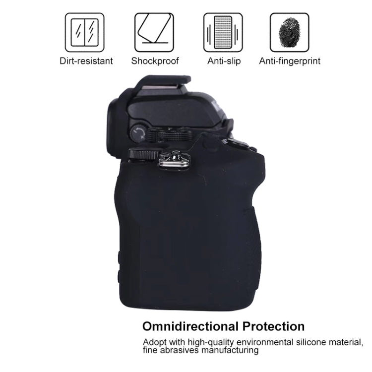Soft Silicone Protective Case for Nikon Z50 (Black) - Protective Case by PMC TechLife | Online Shopping South Africa | PMC TechLife | Buy Now Pay Later Mobicred