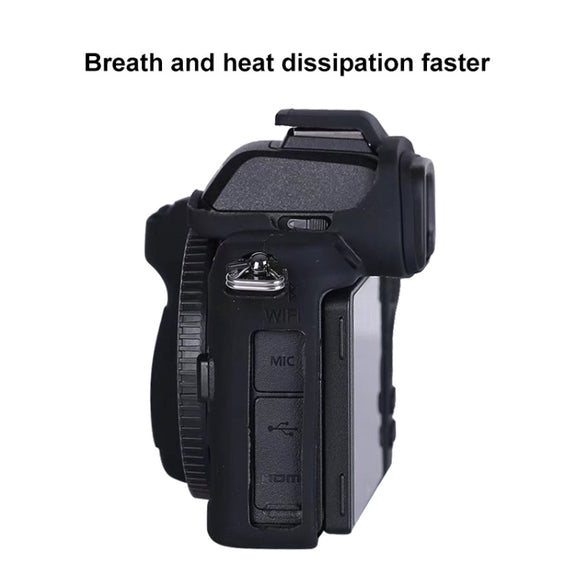 Soft Silicone Protective Case for Nikon Z50 (Black)