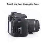 Soft Silicone Protective Case for Nikon D3400 / D3300 (Black)