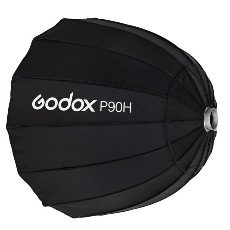 Godox P90H 90cm Deep Parabolic Softbox Reflector Diffuser Studio Light Box (Black) - free shipping - PMC Jewellery - Order now!