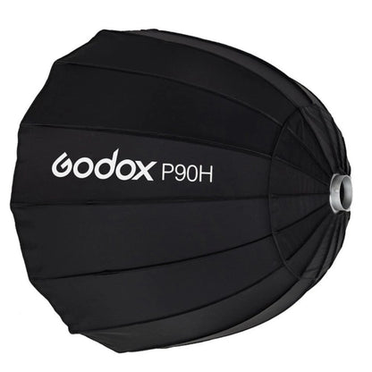 Godox P90H 90cm Deep Parabolic Softbox Reflector Diffuser Studio Light Box (Black) - free shipping - PMC Jewellery - Order now!