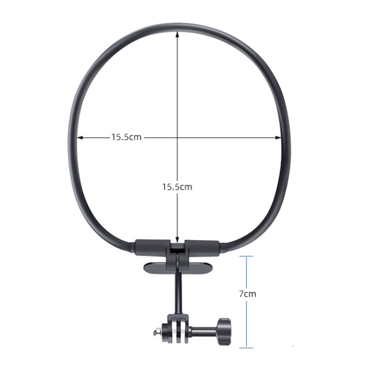 Hands Free Lazy Wearable Neck Camera Holder (Black) - Holder by PMC TechLife | Online Shopping South Africa | PMC TechLife | Buy Now Pay Later Mobicred