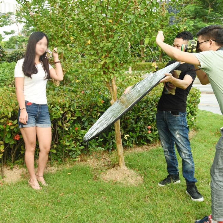 Godox FT01 2 in 1 Gold / Silver Oval Folding Reflector Board, Size: 60 x 90cm