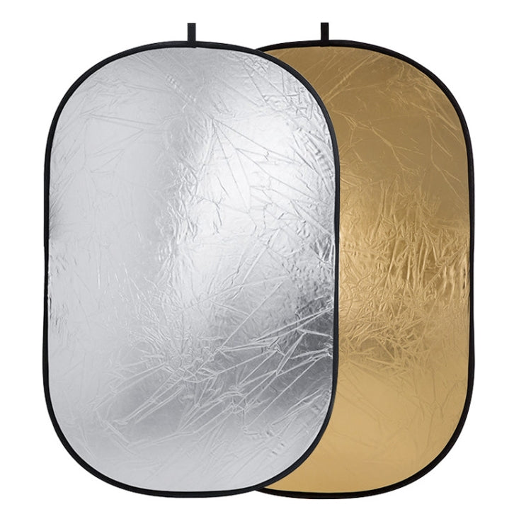 Godox FT01 2 in 1 Gold / Silver Oval Folding Reflector Board, Size: 150 x 200cm - free shipping - PMC Jewellery - Order now!