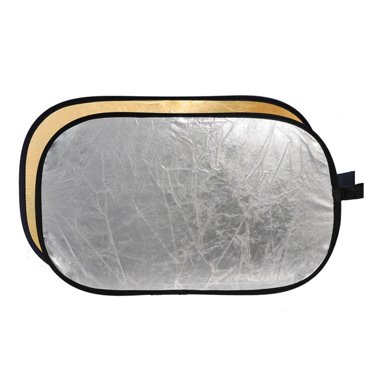 Godox FT01 2 in 1 Gold / Silver Oval Folding Reflector Board, Size: 150 x 200cm - free shipping - PMC Jewellery - Order now!