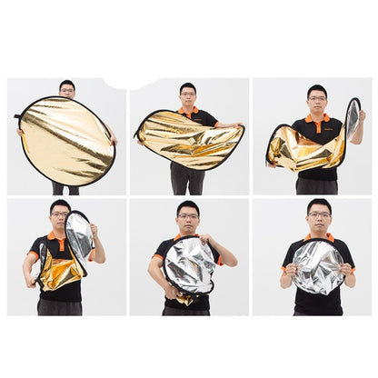 Godox FT01 80cm Round 2 in 1 Gold / Silver Folding Reflector Board - free shipping - PMC Jewellery - Order now!