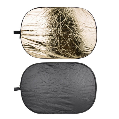 Godox FT05-1 60 x 90cm 5-in-1 Silver / Soft / Gold / White / Black Oval Folding Reflector Board - free shipping - PMC Jewellery - Order now!