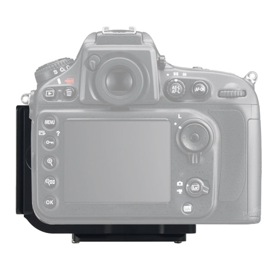 Vertical Shoot Quick Release L Plate Bracket Base Holder for Nikon D800 / D800E / D810(Black)