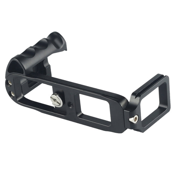Vertical Shoot Quick Release L Plate Bracket Base Holder for FUJI X-E1 (Black)