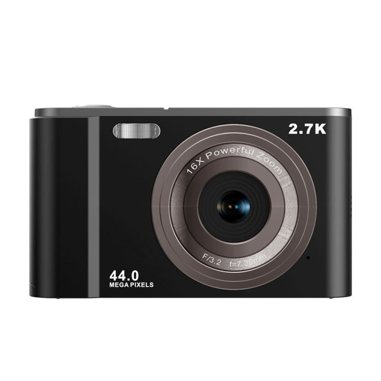 DC302 2.88 inch 44MP 16X Zoom 2.7K Full HD Digital Camera Children Card Camera, EU Plug (Black) - free shipping - PMC TechLife - Order now!