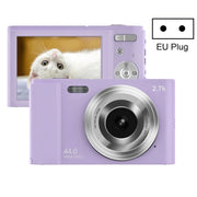 DC302 2.88 inch 44MP 16X Zoom 2.7K Full HD Digital Camera Children Card Camera, EU Plug (Purple)