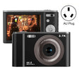 DC302 2.88 inch 44MP 16X Zoom 2.7K Full HD Digital Camera Children Card Camera, AU Plug (Black) - Children Cameras by PMC TechLife | Online Shopping South Africa | PMC TechLife | Buy Now Pay Later Mobicred