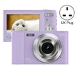DC302 2.88 inch 44MP 16X Zoom 2.7K Full HD Digital Camera Children Card Camera, UK Plug (Purple) - Children Cameras by PMC TechLife | Online Shopping South Africa | PMC TechLife | Buy Now Pay Later Mobicred