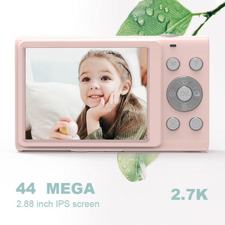 DC402 2.4 inch 44MP 16X Zoom 1080P Full HD Digital Camera Children Card Camera, EU Plug (Black)